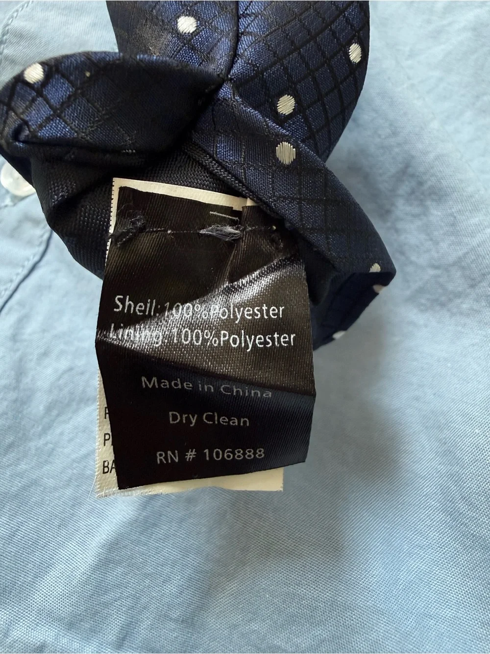 Appaman Boys Necktie Navy Blue w/ White Woven Dots Wedding Looks Formal